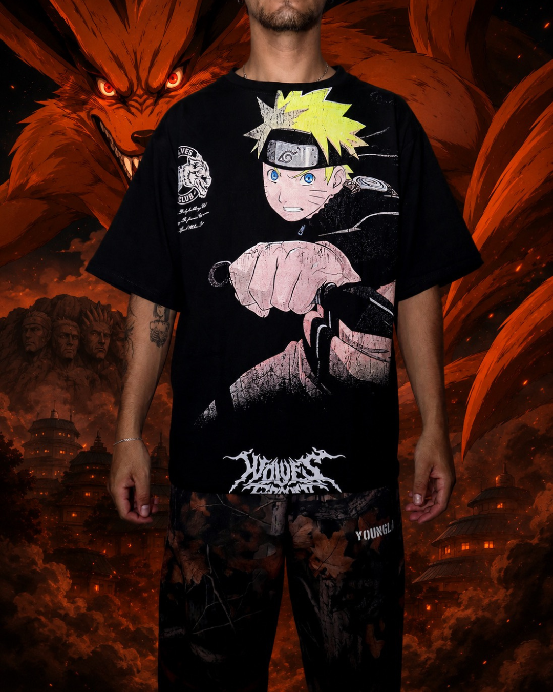 OVERSIZE THE FINAL DARC NARUTO WOLVES