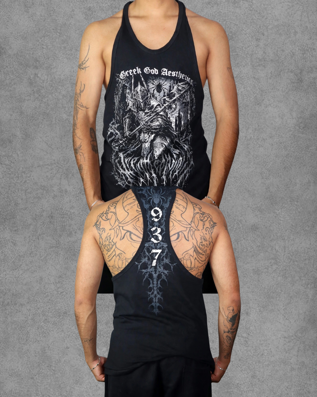 OLIMPICA SKELETON BODYBUILDING STRINGER BREATHEDIVINITY