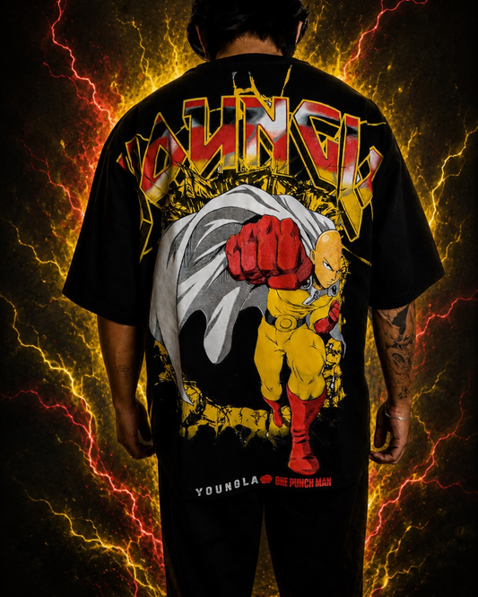 OVERSIZE ONE PUNCH MAN TEES YOUNGLA