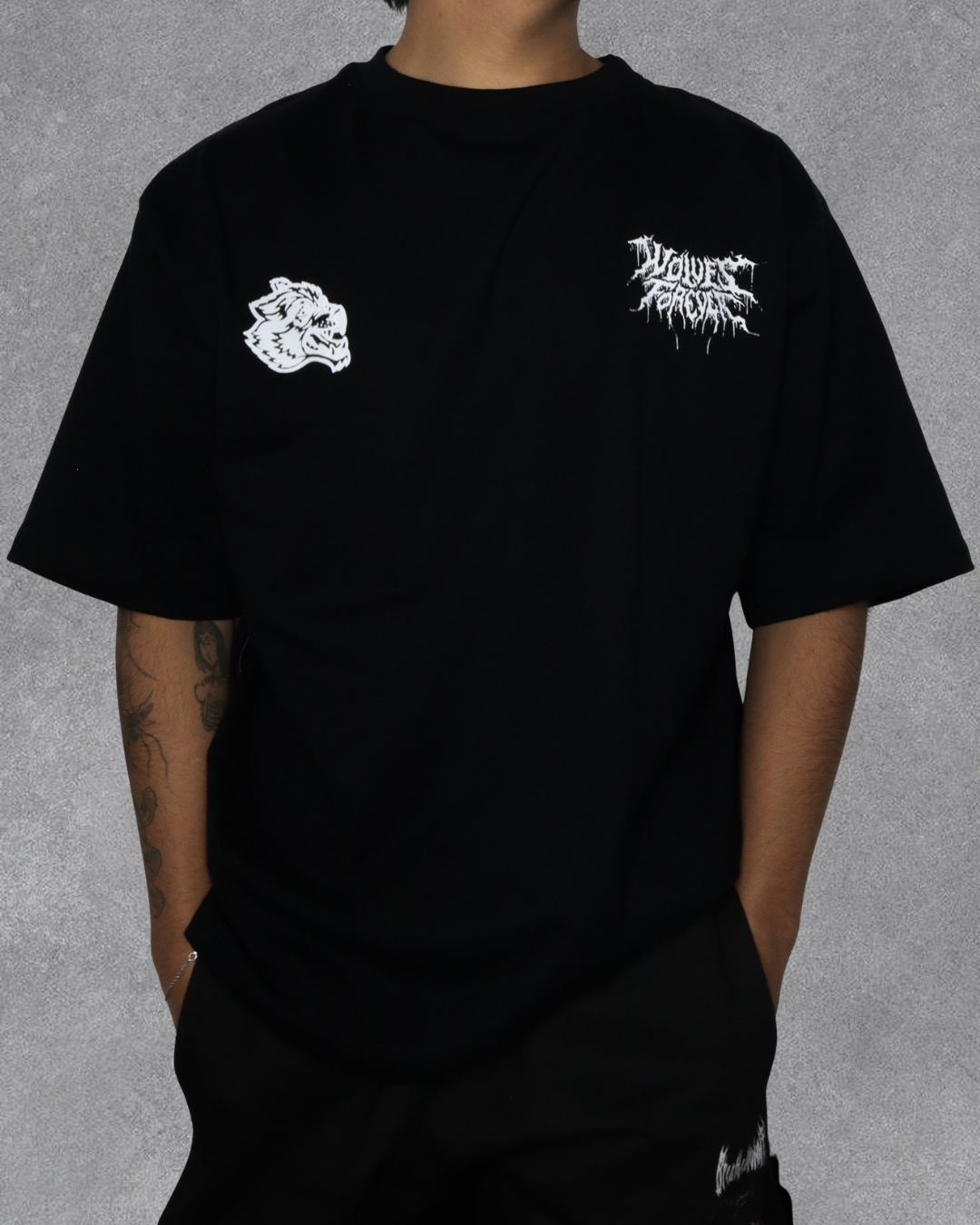 OVERSIZE DARK ORIGIN WOLVES