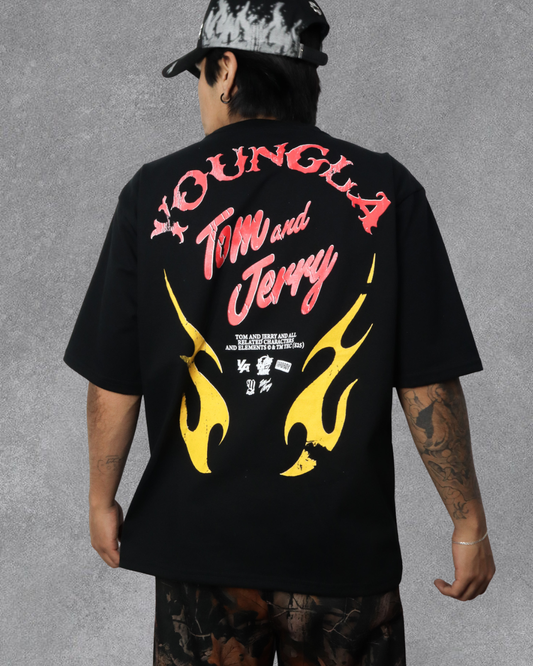 OVERSIZE TOM & JERRY TEES YOUNGLA