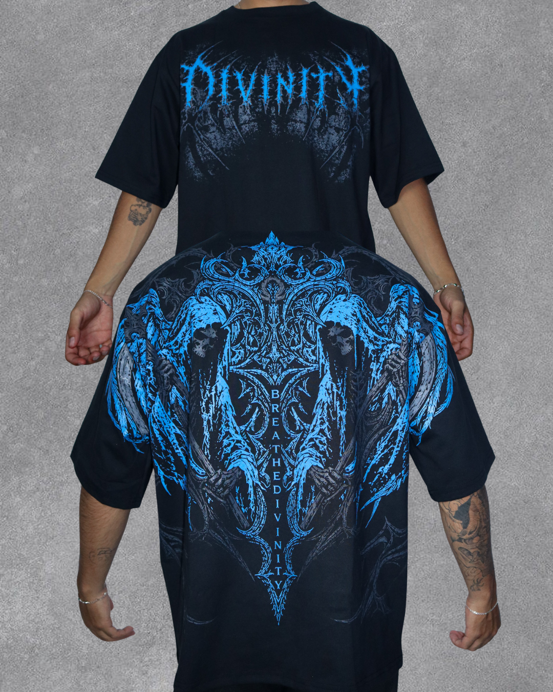 OVERSIZE BLOOD REAPED BREATHEDIVINITY