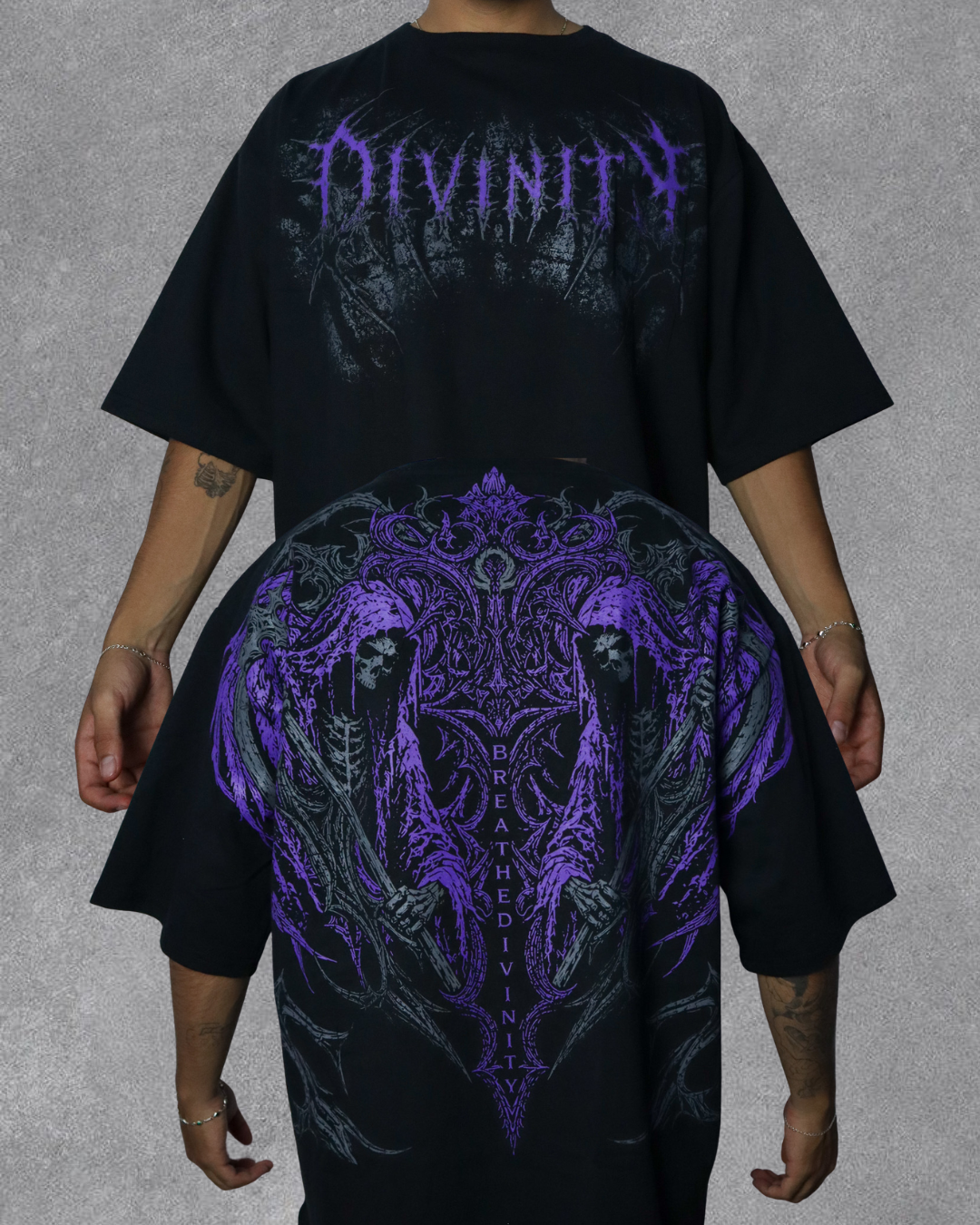 OVERSIZE BLOOD REAPED BREATHEDIVINITY