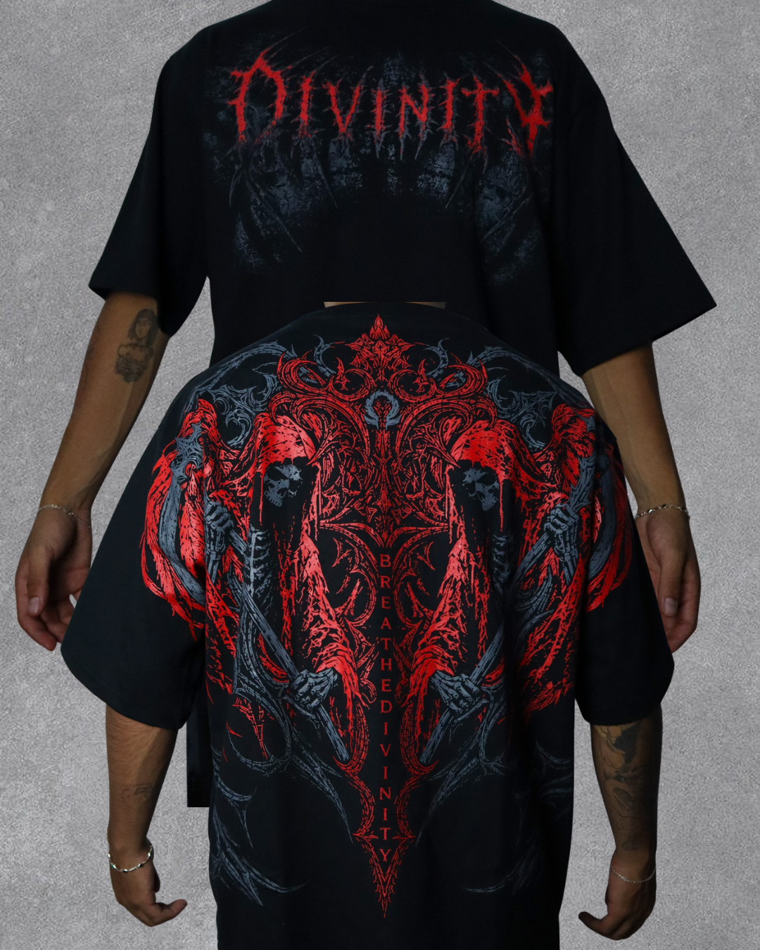 OVERSIZE BLOOD REAPED BREATHEDIVINITY