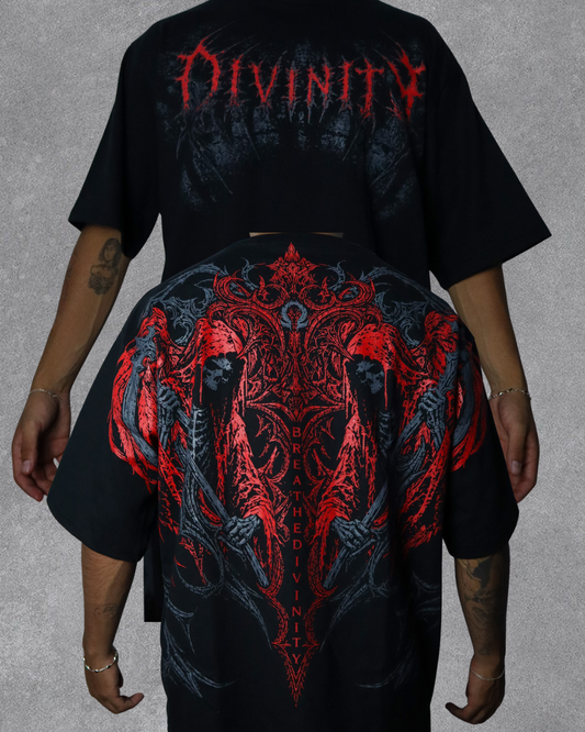 OVERSIZE BLOOD REAPED BREATHEDIVINITY