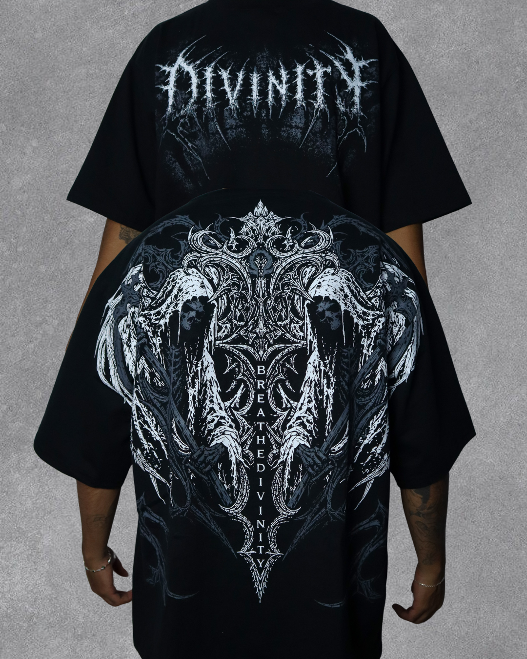 OVERSIZE BLOOD REAPED BREATHEDIVINITY