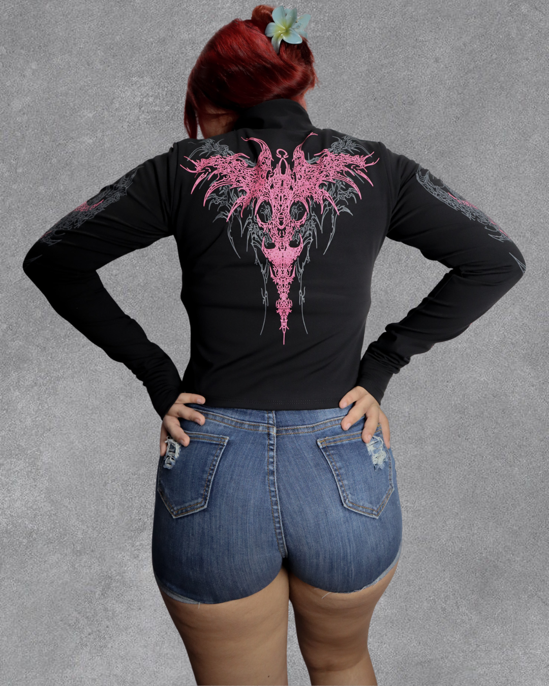 CHAMARRA DARK FANTASY BREATHEDIVINITY ‼️TELA NUEVA‼️