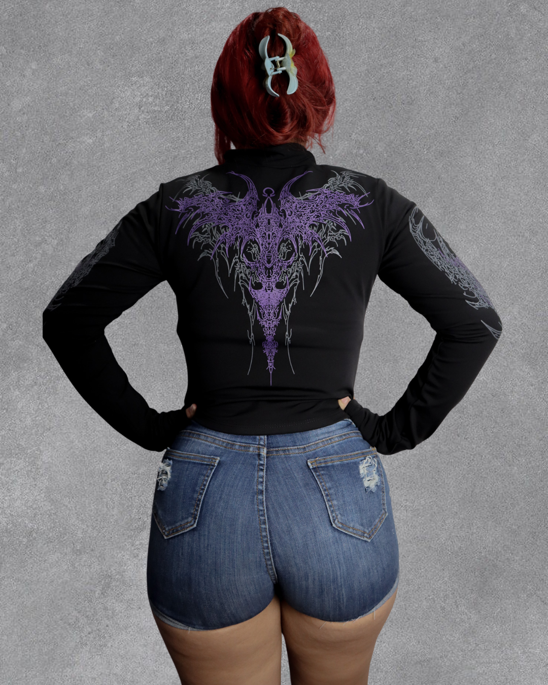 CHAMARRA DARK FANTASY BREATHEDIVINITY ‼️TELA NUEVA‼️
