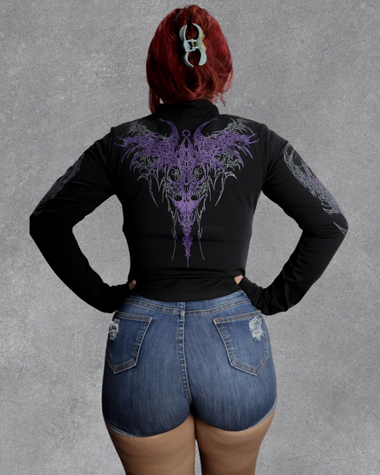CHAMARRA DARK FANTASY BREATHEDIVINITY ‼️TELA NUEVA‼️