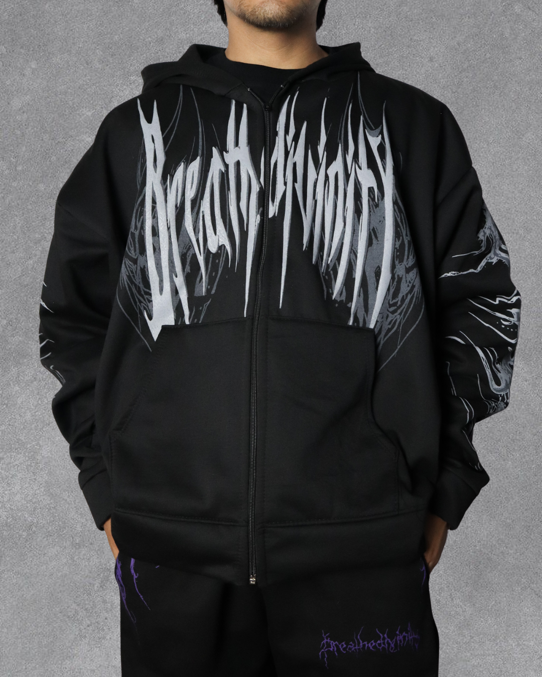 HOODIE GOTH BREATHEDIVINITY