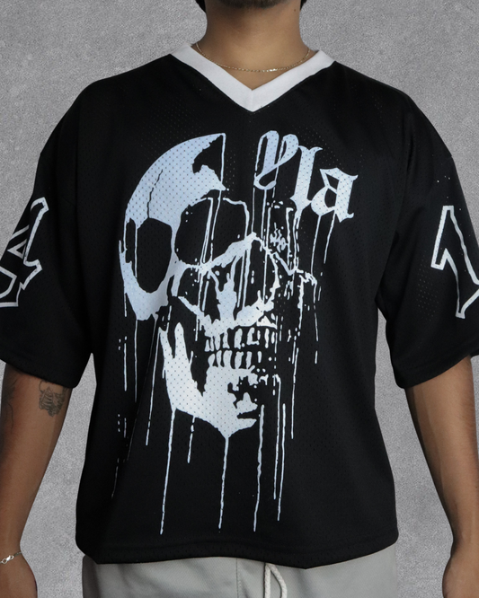 OVERSIZE JERSEY DRIPPY SKULL YOUNGLA