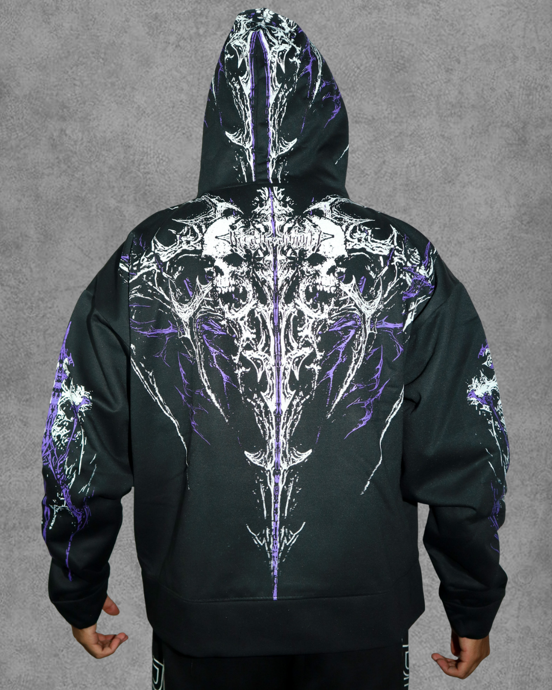 HOODIE TWO SKULLS BREATHDIVINITY
