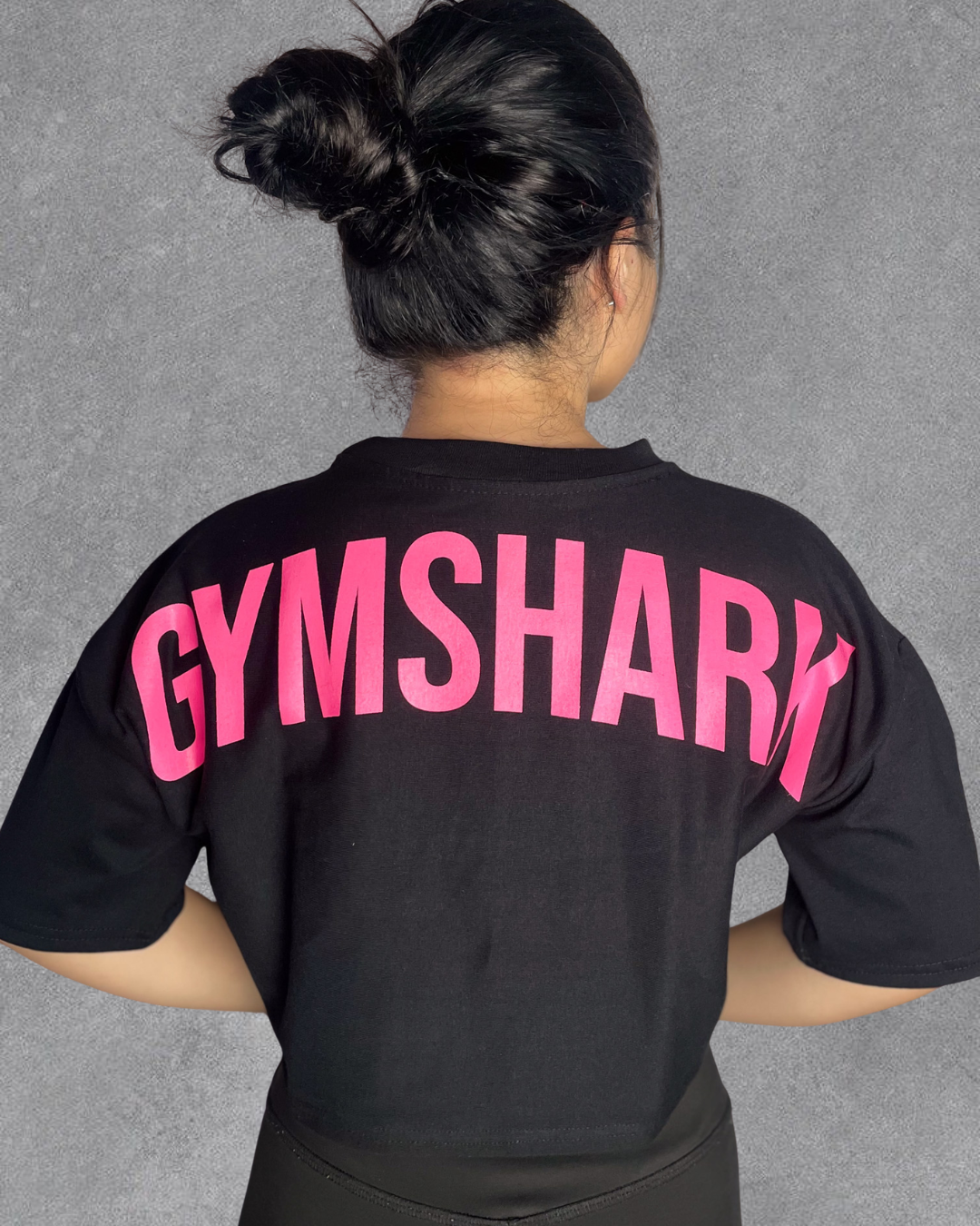 OVERSIZE CROP TOP POWER GYMSHARK