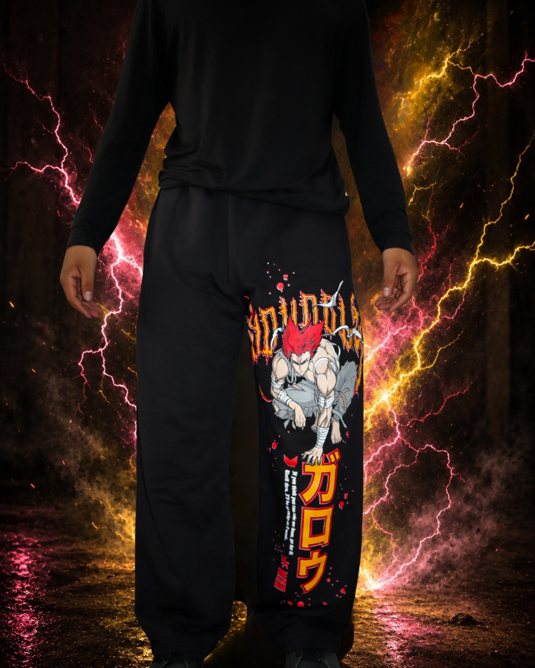 BAGGY ONE PUNCH MAN SWEATS YOUNGLA ‼️TELA PREMIUM‼️