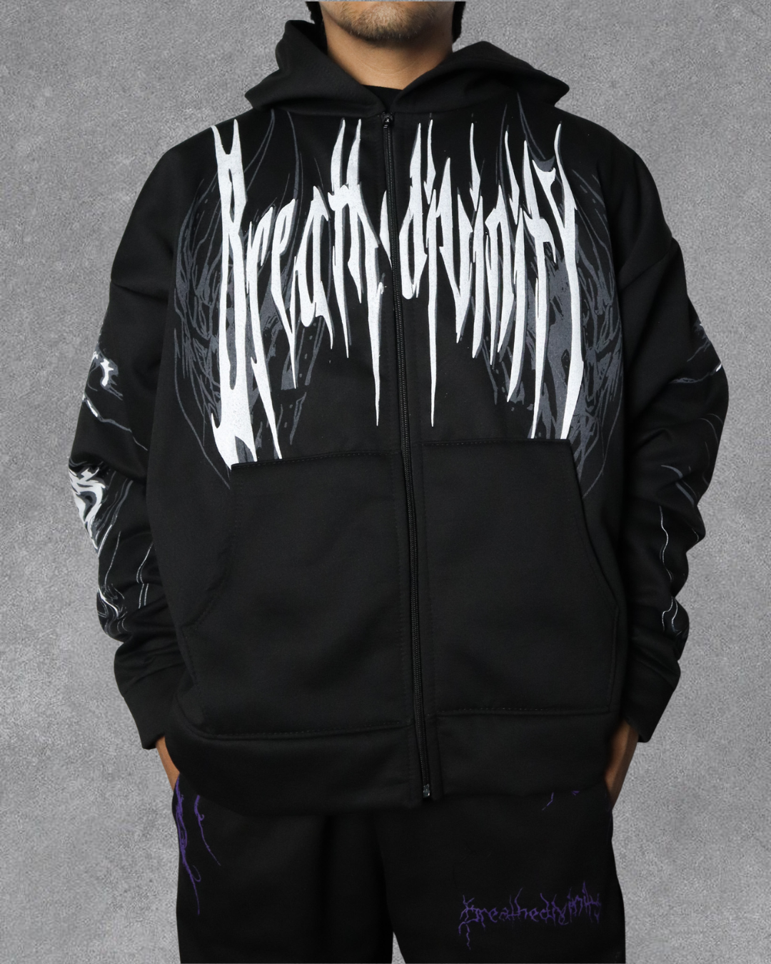 HOODIE GOTH BREATHEDIVINITY
