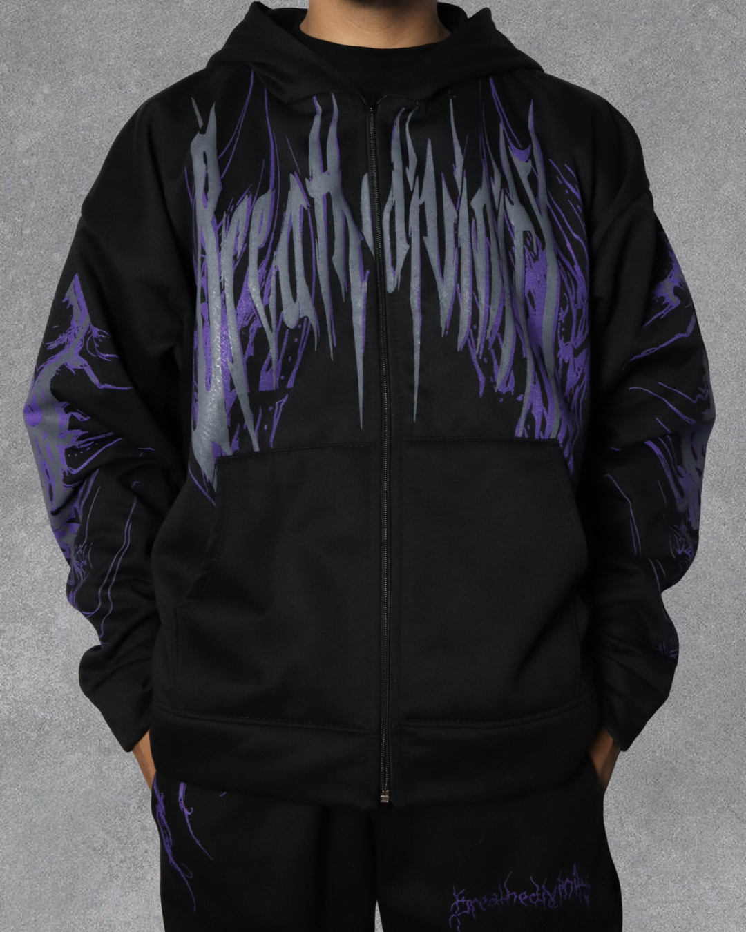 HOODIE GOTH BREATHEDIVINITY