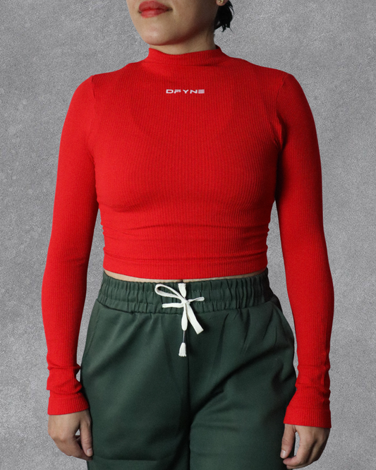 BLUSA DFYNE ML CUELLO ALTO