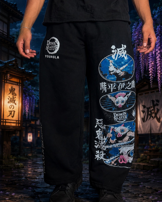 BAGGY DEMON SLAYER YOUNGLA SWEATS ‼️TELA PREMIUM‼️