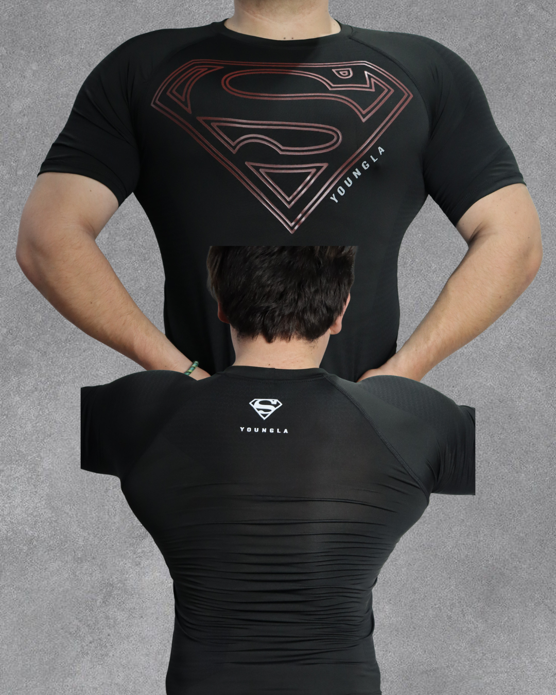 COMPRESION SUPERMAN TEES MC YOUNGLA ‼️TELA NUEVA‼️