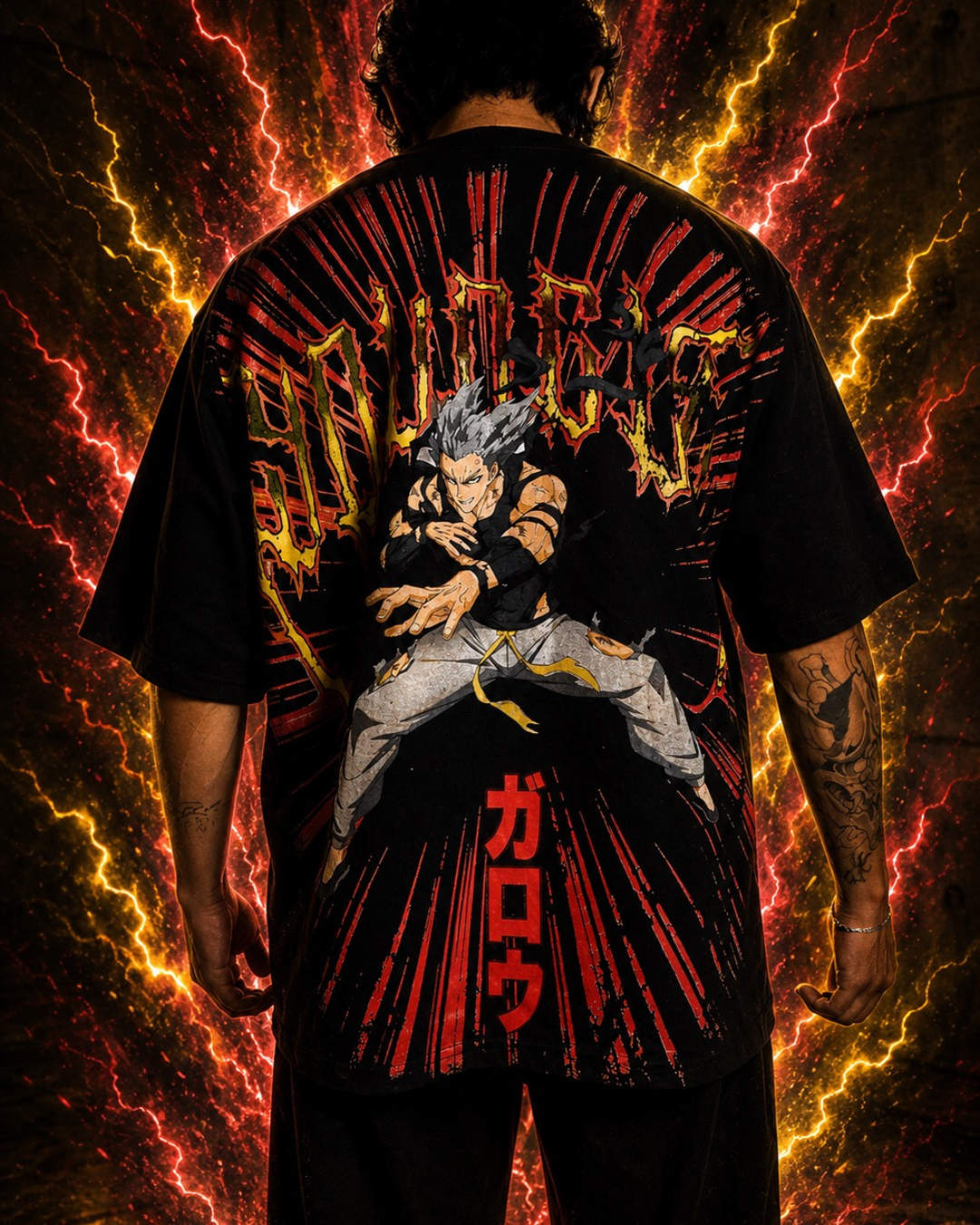 OVERSIZE ONE PUNCH MAN TEES YOUNGLA