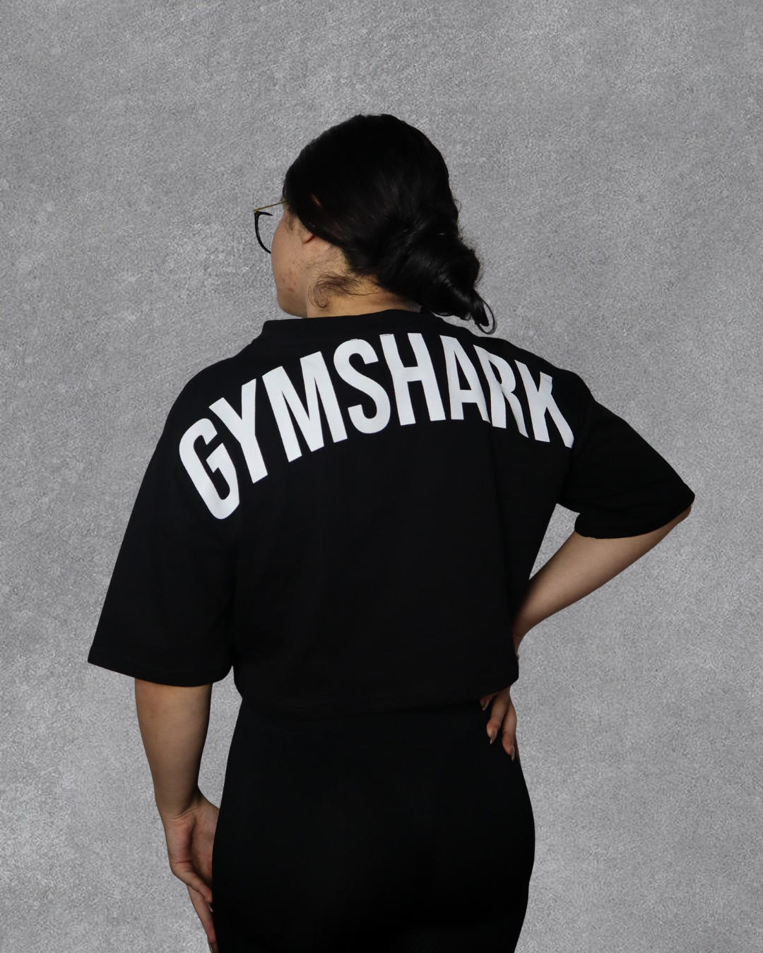 OVERSIZE CROP TOP POWER GYMSHARK
