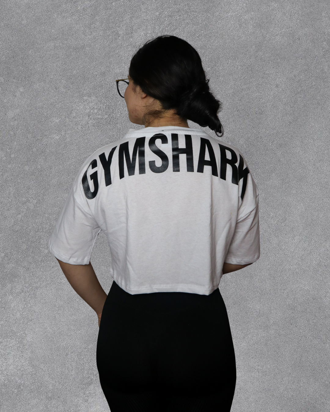 OVERSIZE CROP TOP POWER GYMSHARK