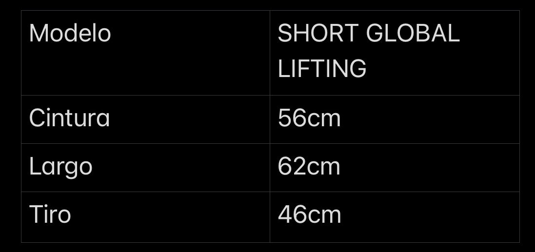 SHORT OVERSIZE GLOBAL LIFTING