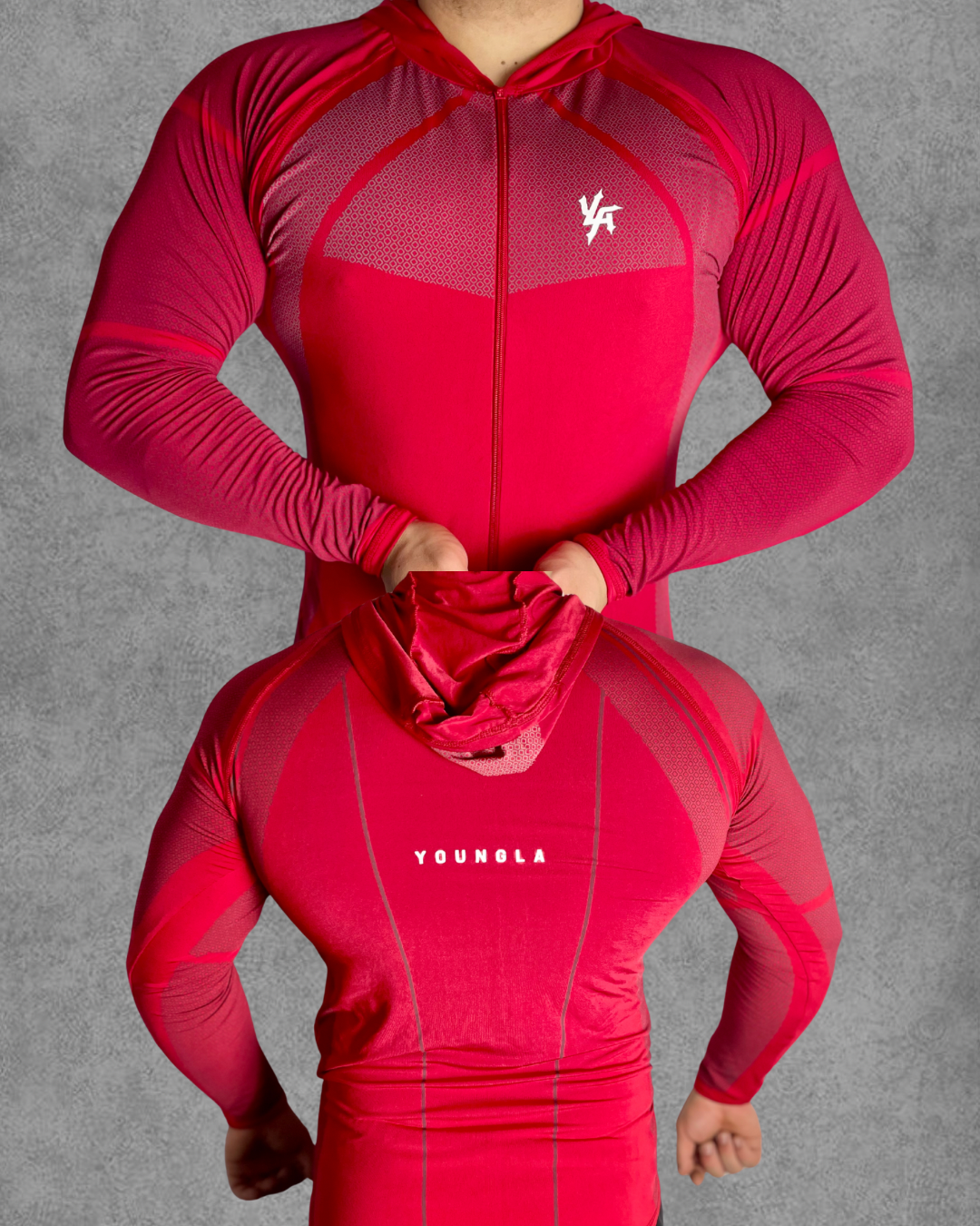 COMPRESION HOODIE APEX ZIP-UPS YOUNGLA