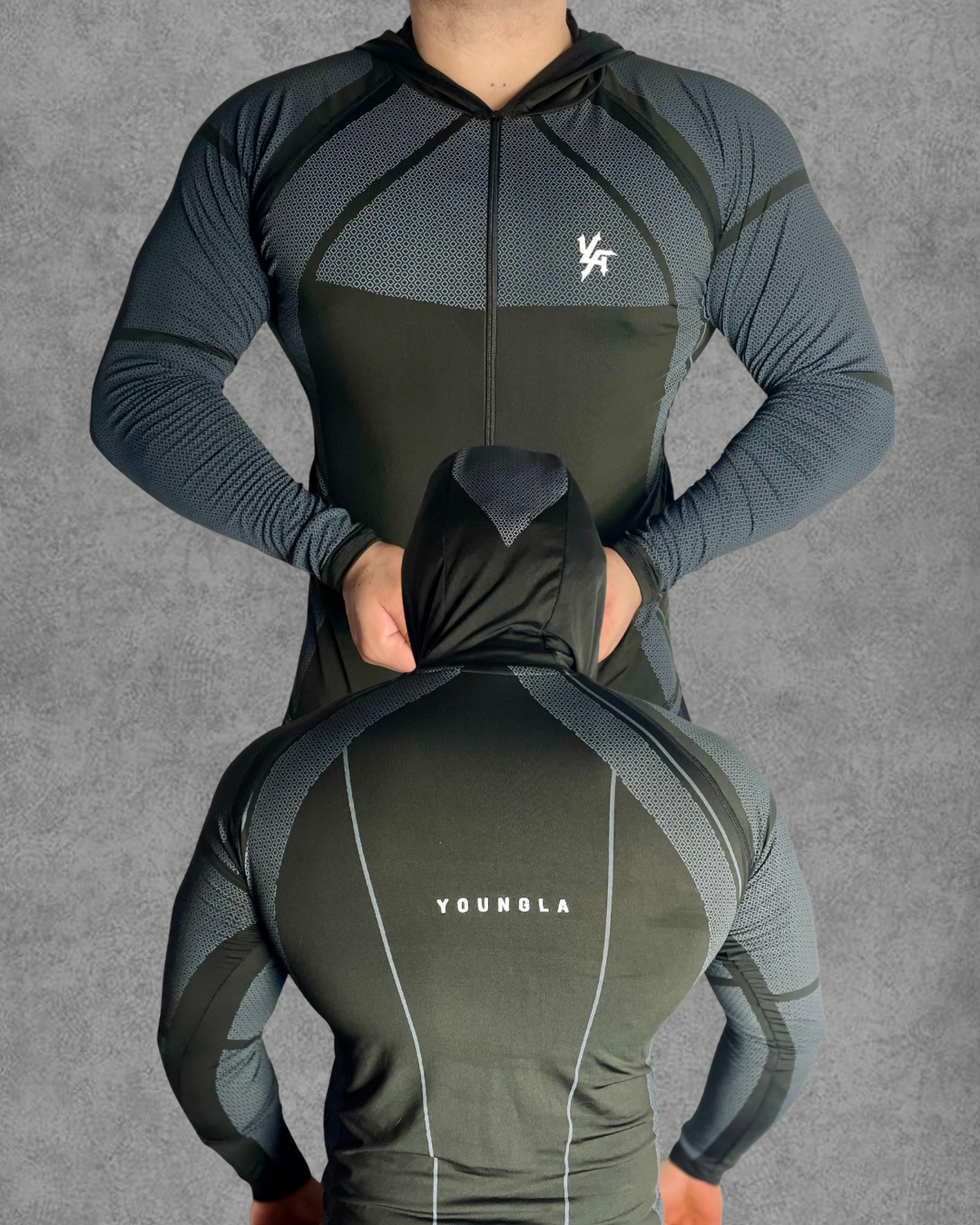 COMPRESION HOODIE APEX ZIP-UPS YOUNGLA