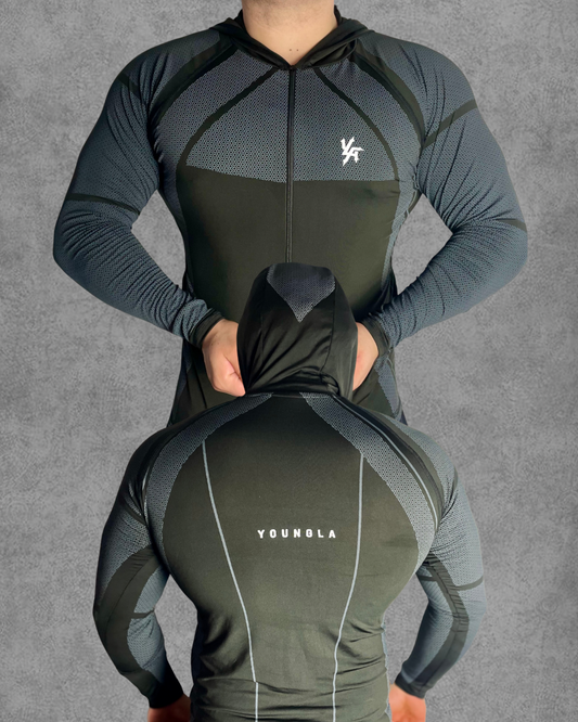 COMPRESION HOODIE APEX ZIP-UPS YOUNGLA