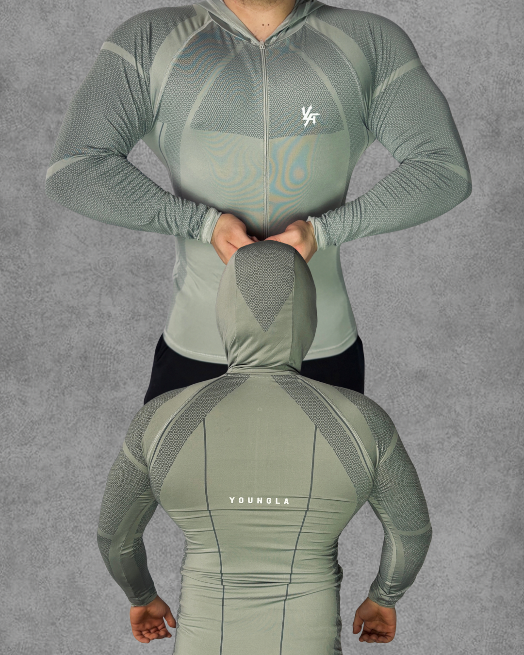 COMPRESION HOODIE APEX ZIP-UPS YOUNGLA