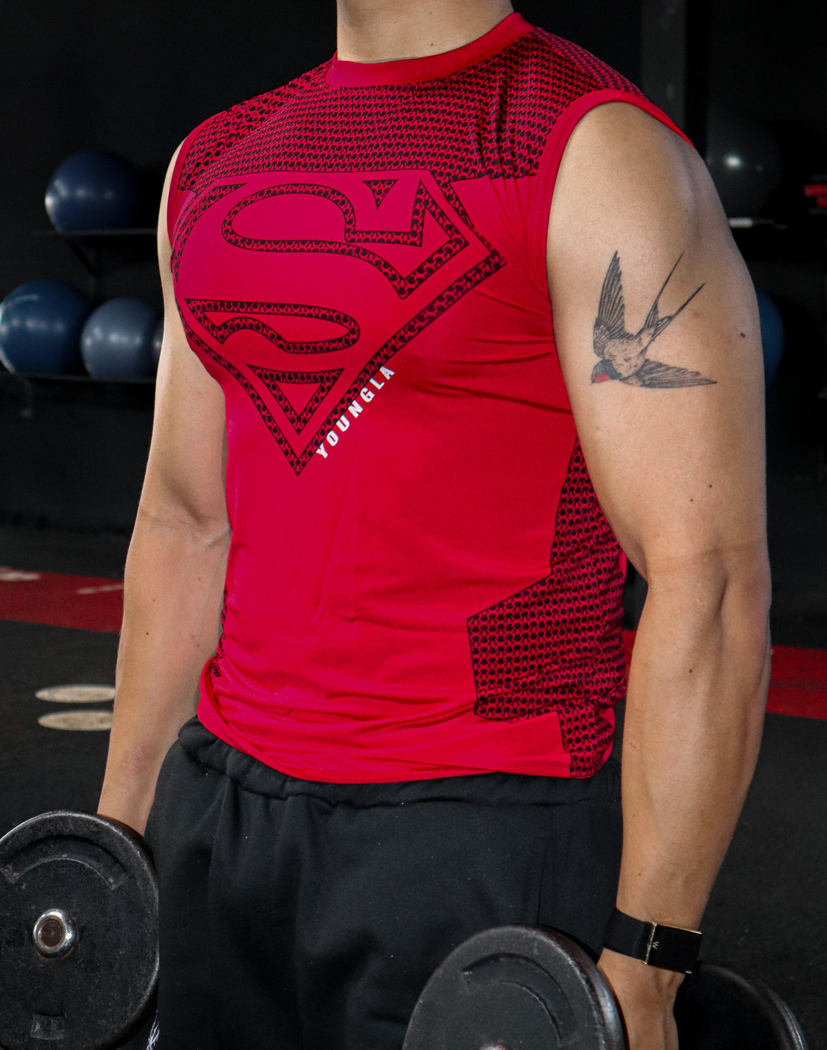 COMPRESION TANK SUPERMAN YOUNGLA ‼️TELA NUEVA‼️