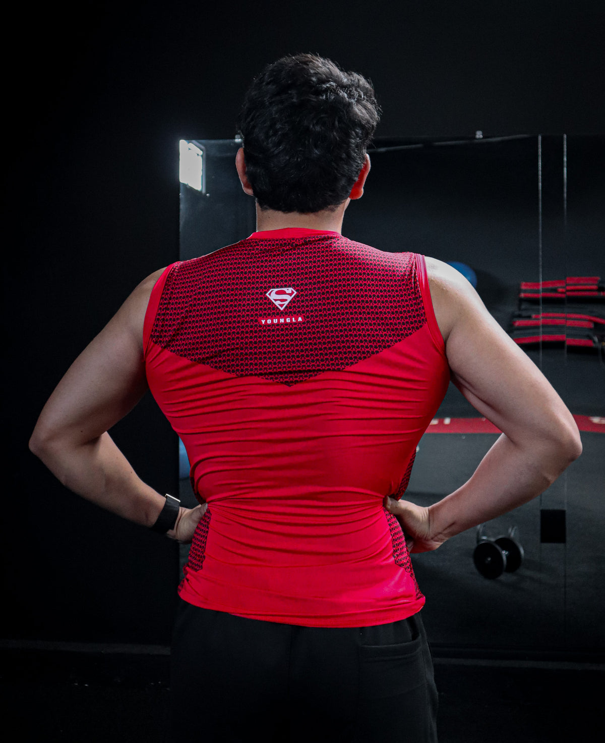 COMPRESION TANK SUPERMAN YOUNGLA ‼️TELA NUEVA‼️